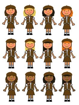 Brownie Girl Scout Brownie Girl Scouts Girl Clipart