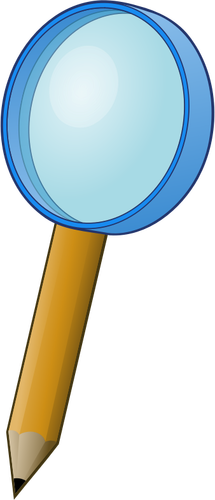Magnifying Pencil Clipart