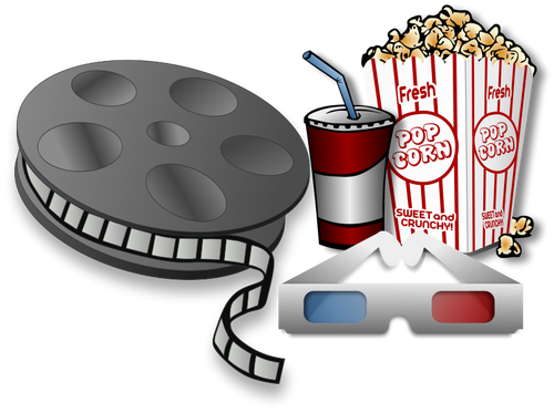3D Movie Equipment Clipart