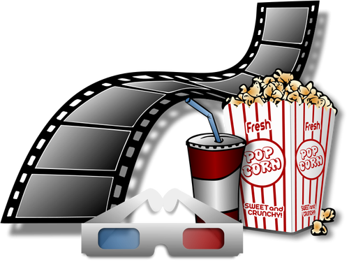 Ready For 3D Cinema Movie Clipart