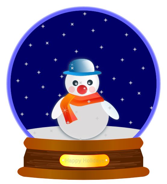 Christmas Snowman Snow Globe Christmas Png Images Clipart