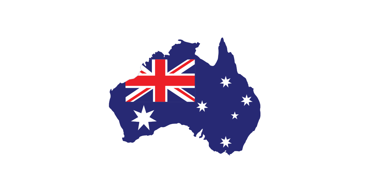 Vector Map Flag Australia Free Transparent Image HQ Clipart