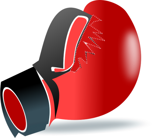One Leather Boxing Glove Clipart