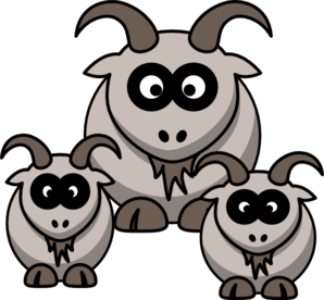 Baby Goats At Clker Vector Free Download Clipart