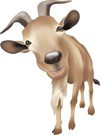 Goat At Vector Download Png Clipart