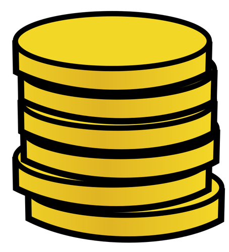 Stack Of Gold Coins Clipart