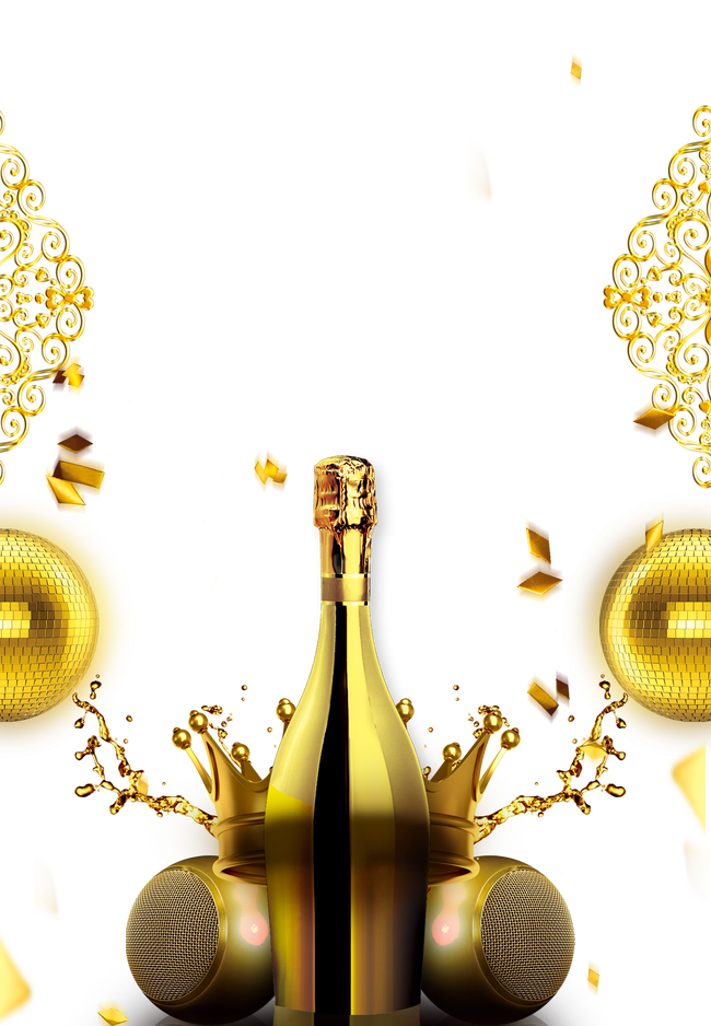 Champagne Gold Free Photo PNG Clipart