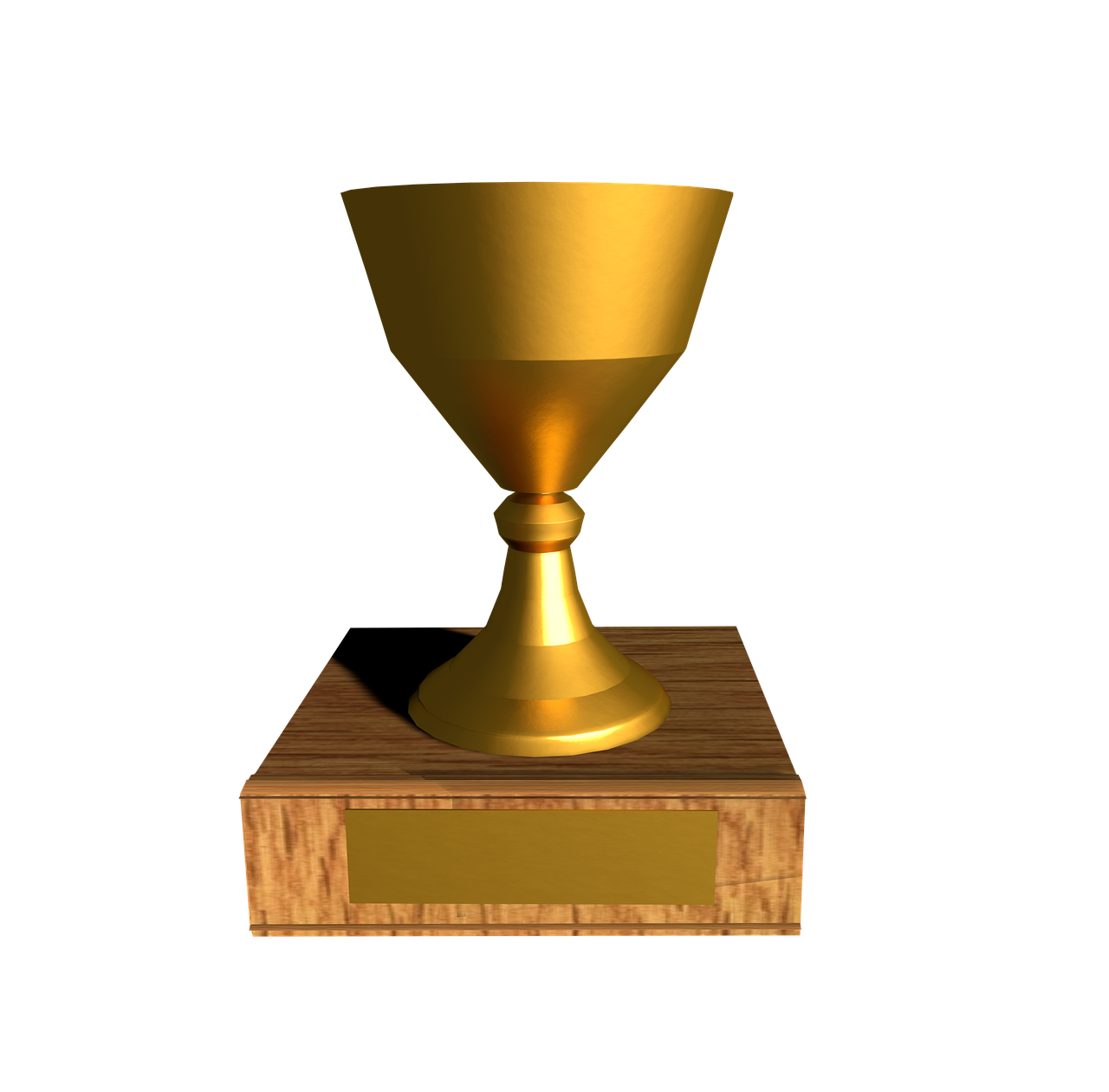 Trophy Golden School Cup Award Middle Kent Clipart
