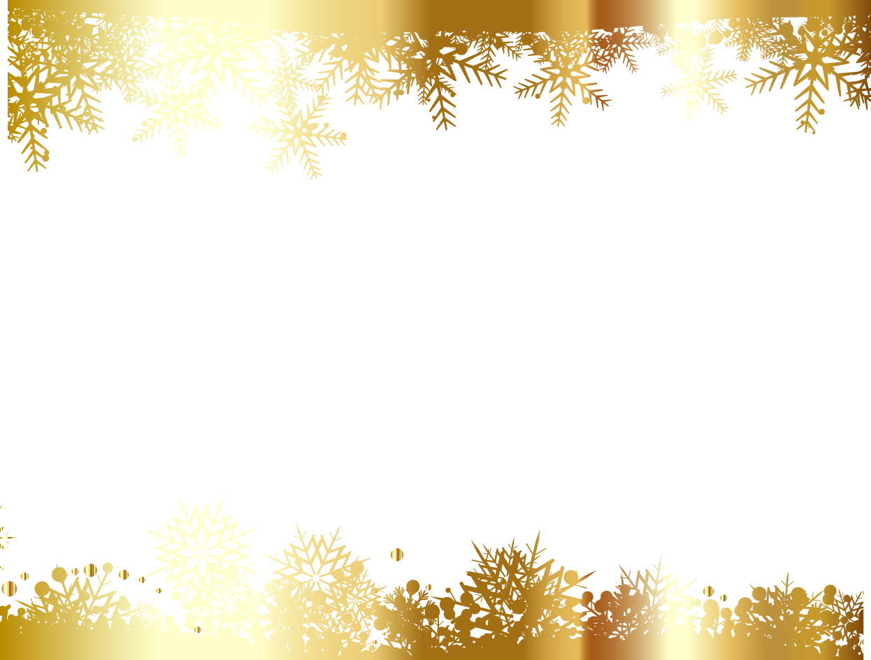 Golden Snowflakes Gold Painted Wallpaper Vector Snowflake Clipart