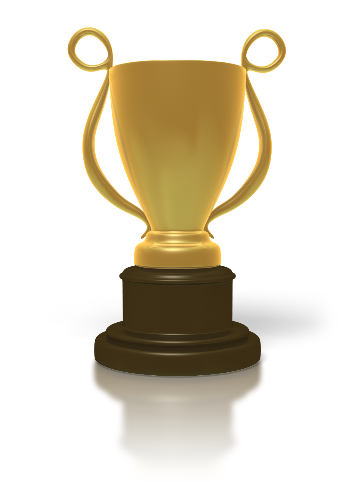 Trophy Golden Cup Competition Animation Award Clipart