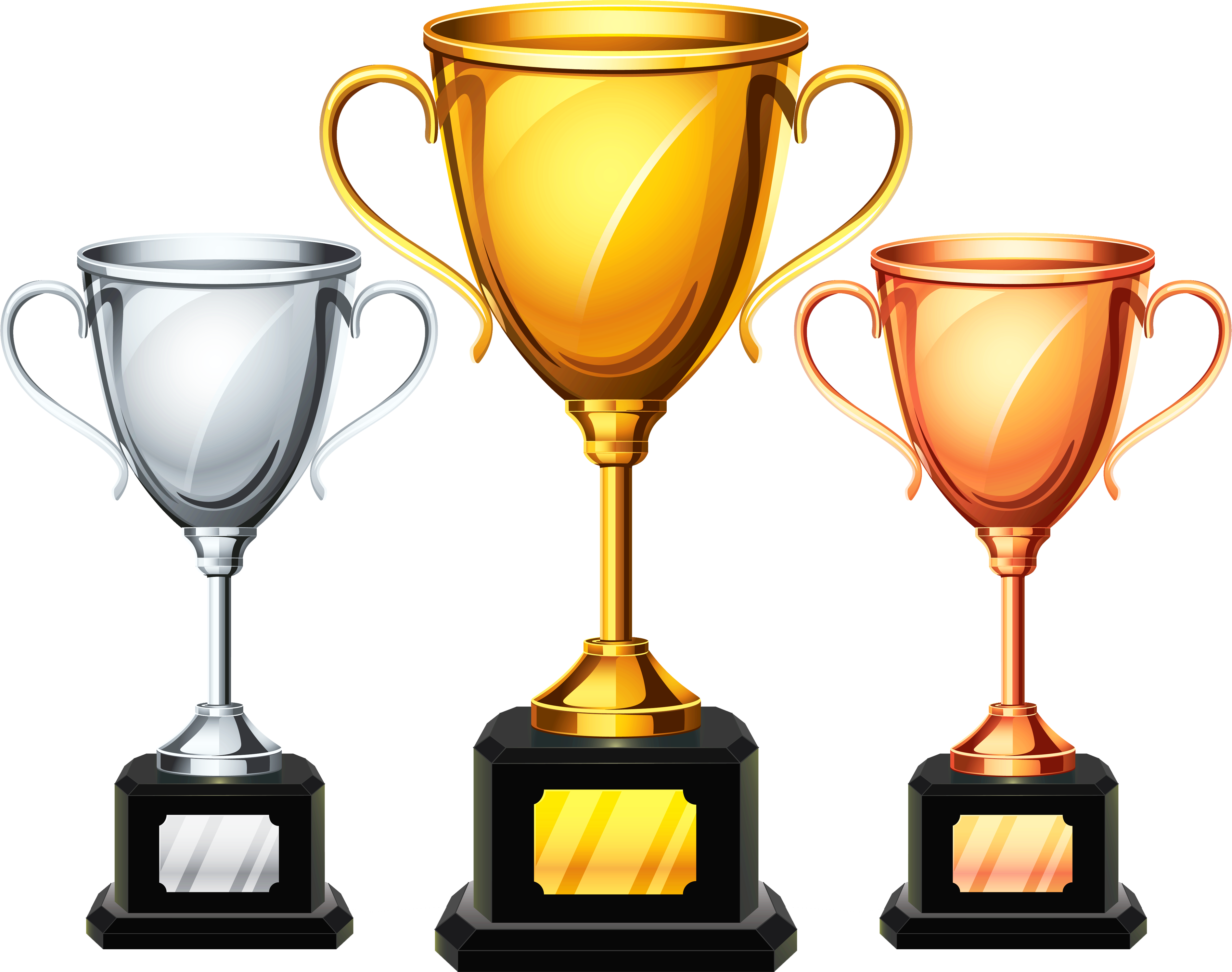 Trophy Golden Award Cup Free HQ Image Clipart