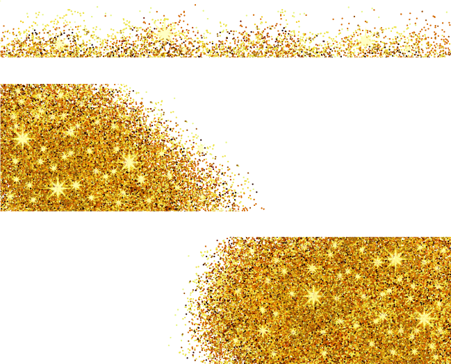 Vector Glitter Sequins Gold PNG File HD Clipart