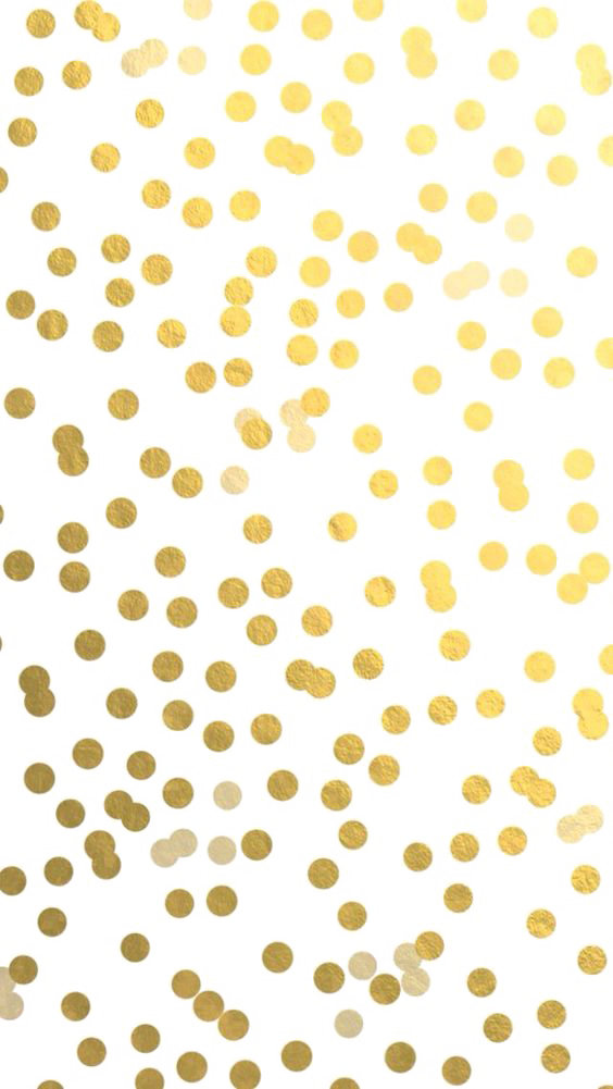 Dots Gold Lock Screen Wallpaper Confetti Clipart