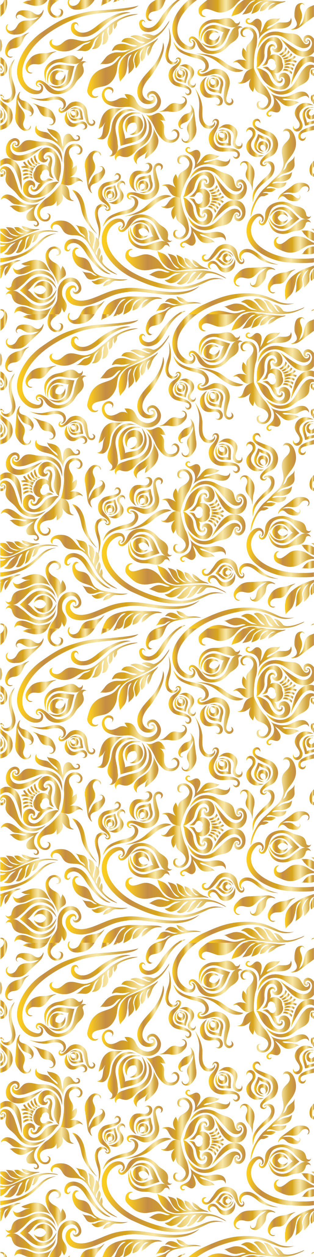Golden GuimarãEs Pattern Paper Flower Luxury Clipart