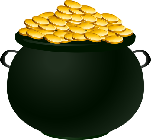 A Pot Of Gold Clipart