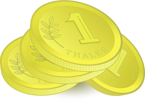 Pile Of Golden Coins Clipart