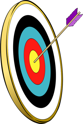Arrow In The Gold Clipart