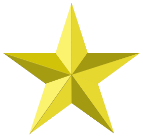 Gold Star Synkee Png Image Clipart