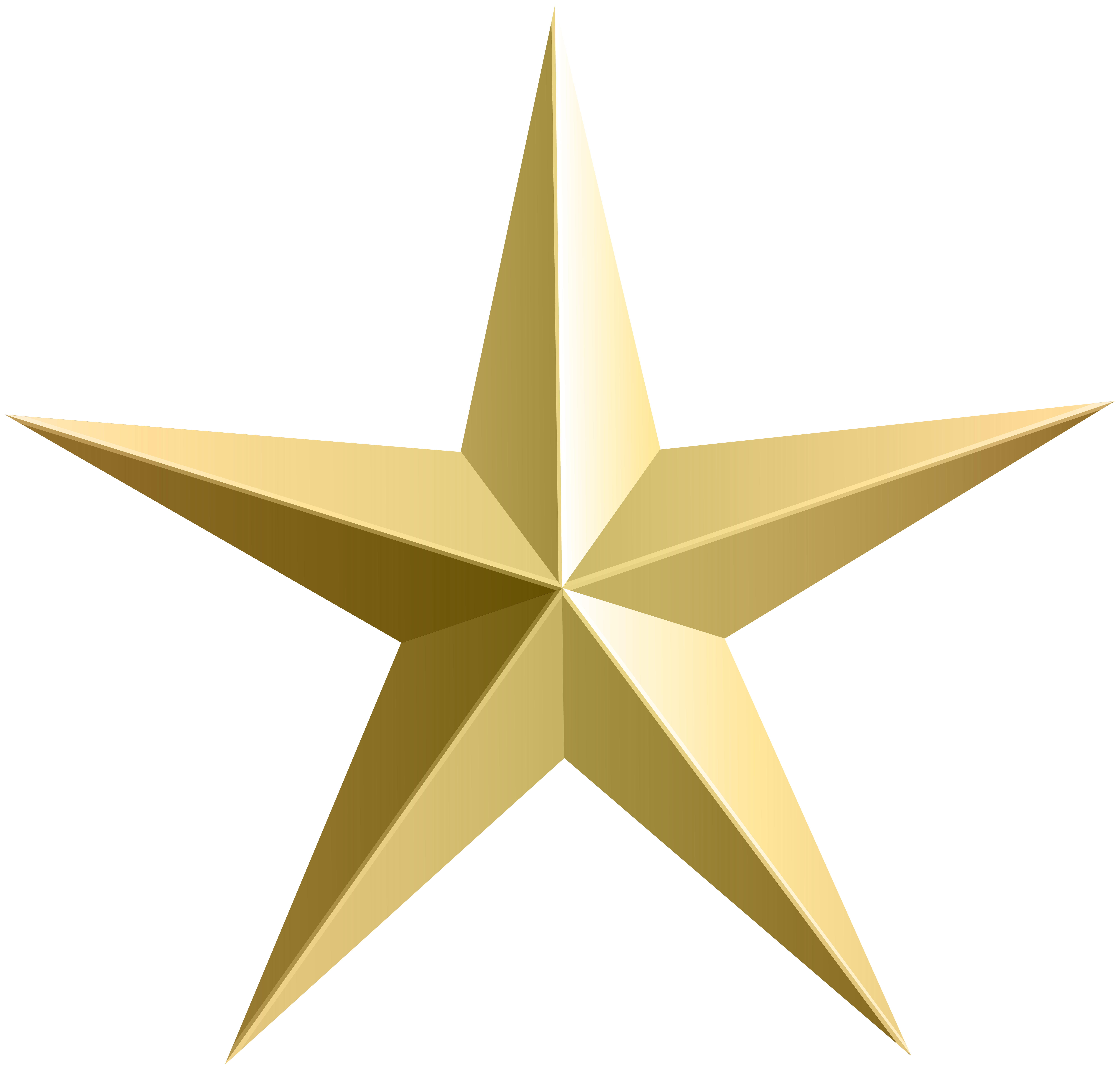 Gold Star Transparent Image Png Clipart