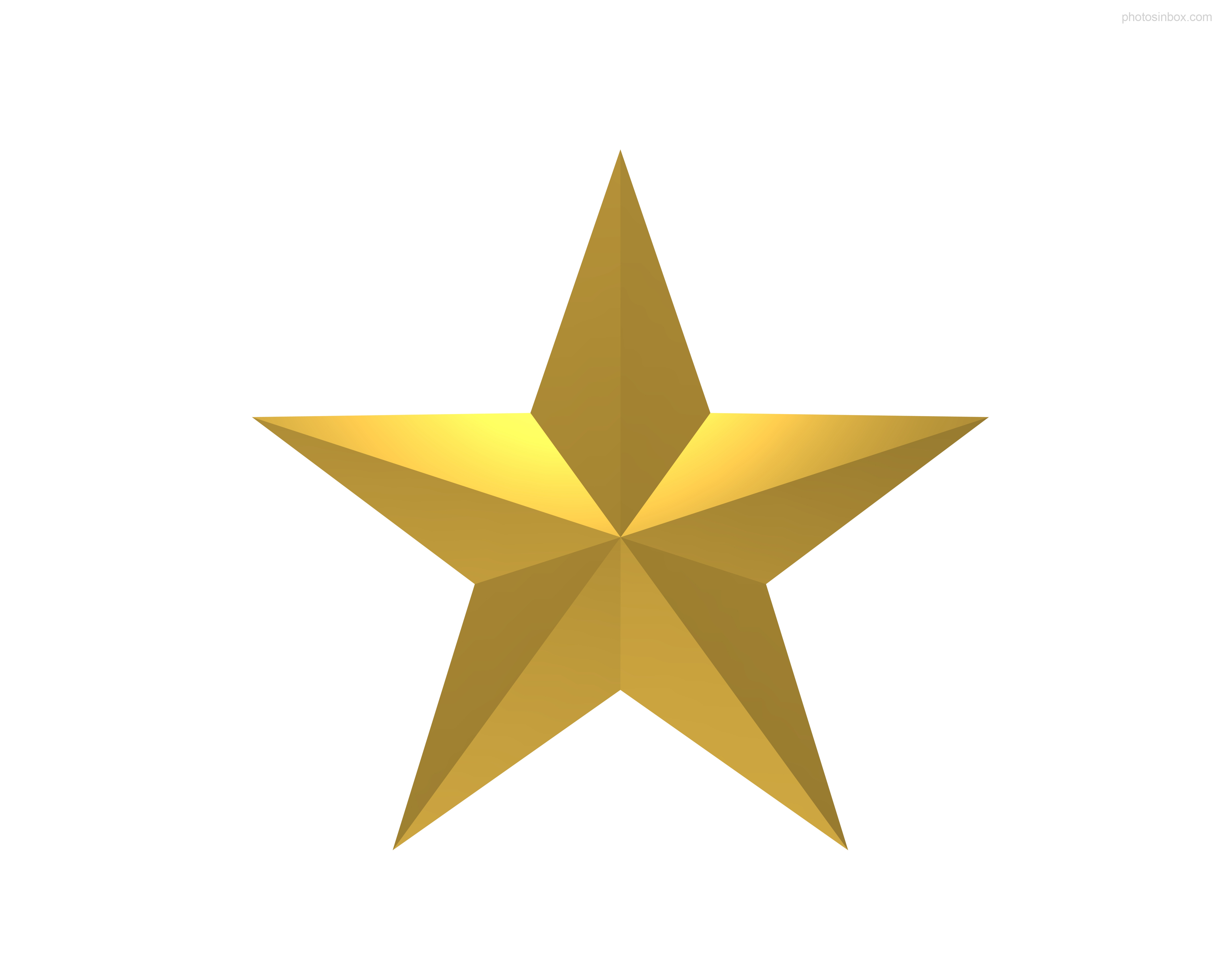 Gold Star No Images Hd Image Clipart