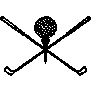 Golf Club Golf Tee And Ball Club Clipart
