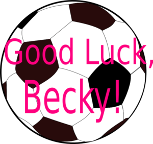 Good Luck Becky At Vector Image Clipart
