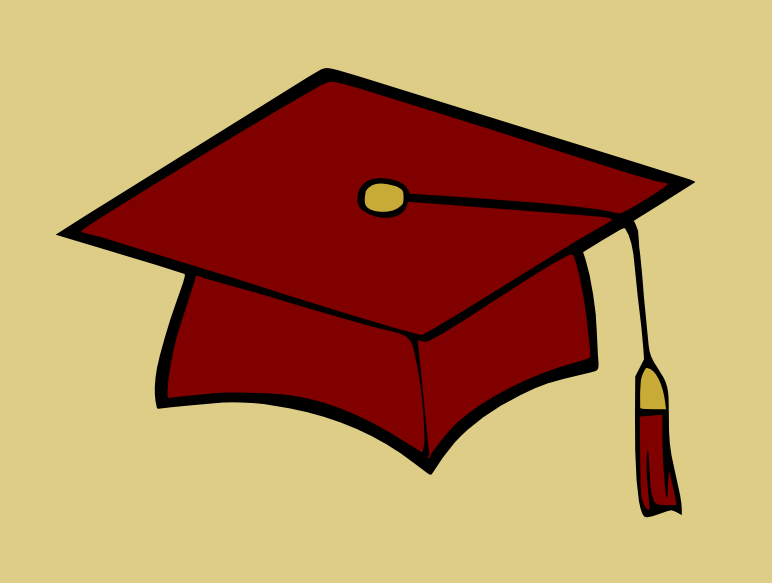 Red Graduation Cap Png Image Clipart