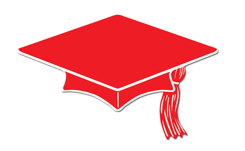 Red Graduation Cap Png Images Clipart