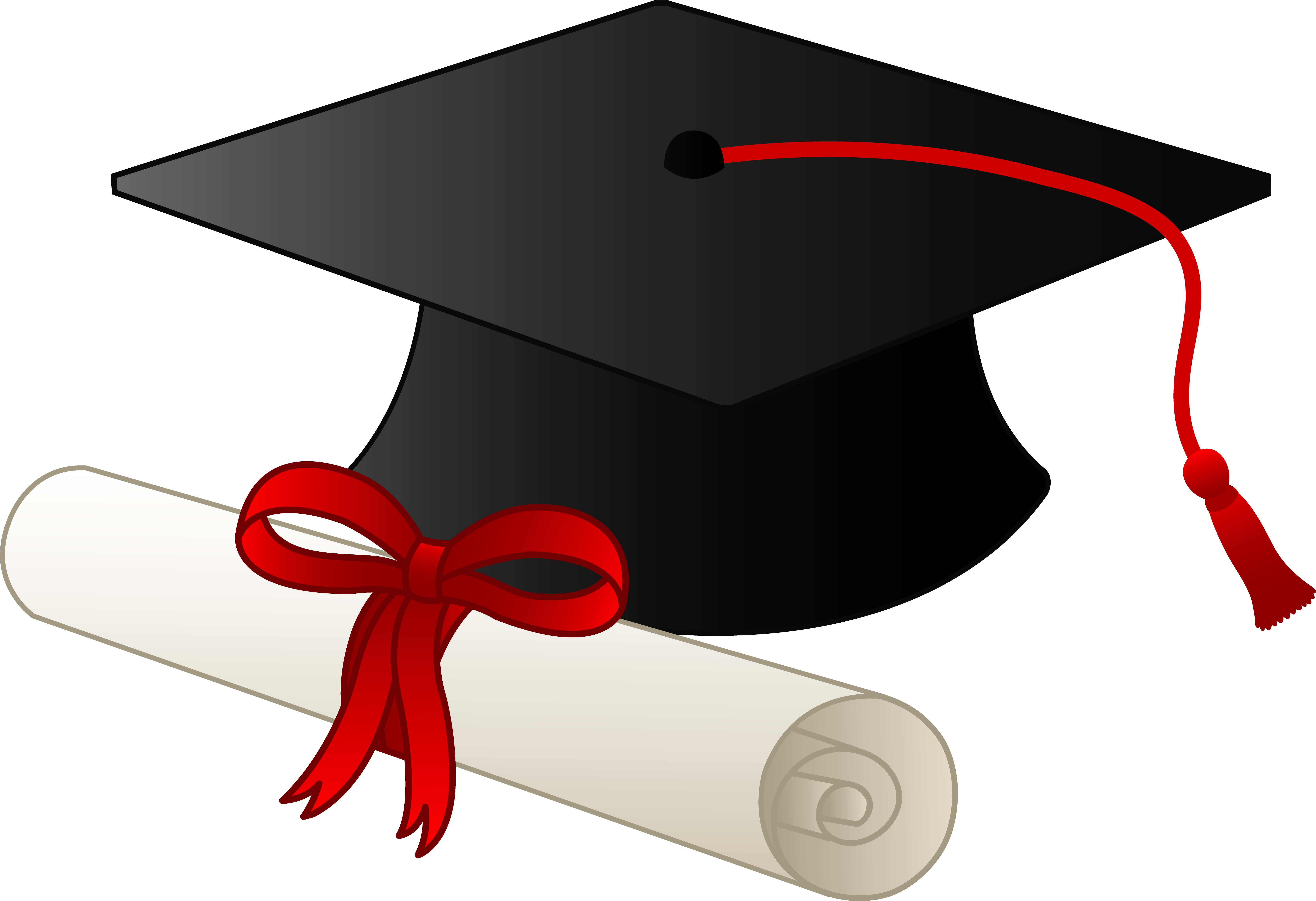 Graduation Hat Graduation Cap And Diploma Clipart