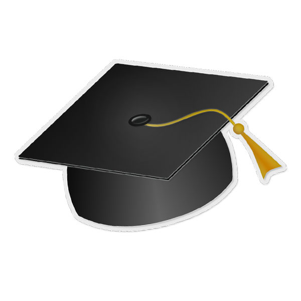 Graduation Hat Fds Grad Cap Library Clipart
