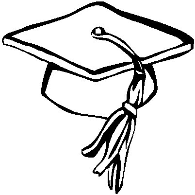 Graduation Hat Flying Graduation Caps Cap Line Clipart