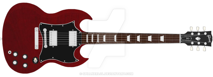 Electric Gibson Guitar Brands, Les Paul Sg Clipart