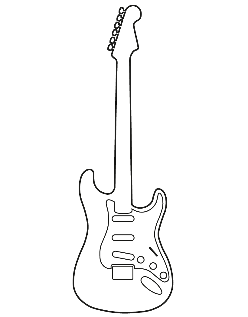 Electric Instruments Guitar Musical String Bass Clipart