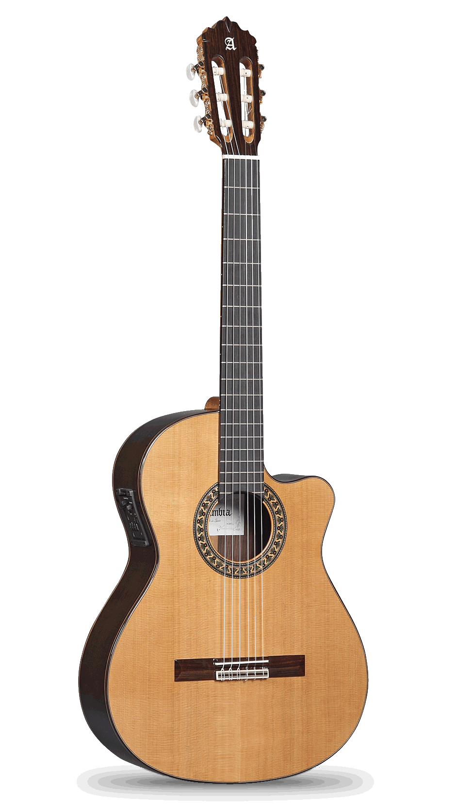 Classical La De Alhambra Guitar Recuerdos Acoustic Clipart
