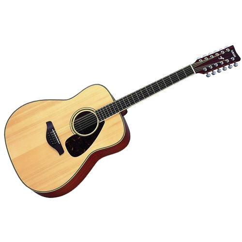 String Yamaha Instruments Guitar Twelve-String Acoustic Fg720S Clipart