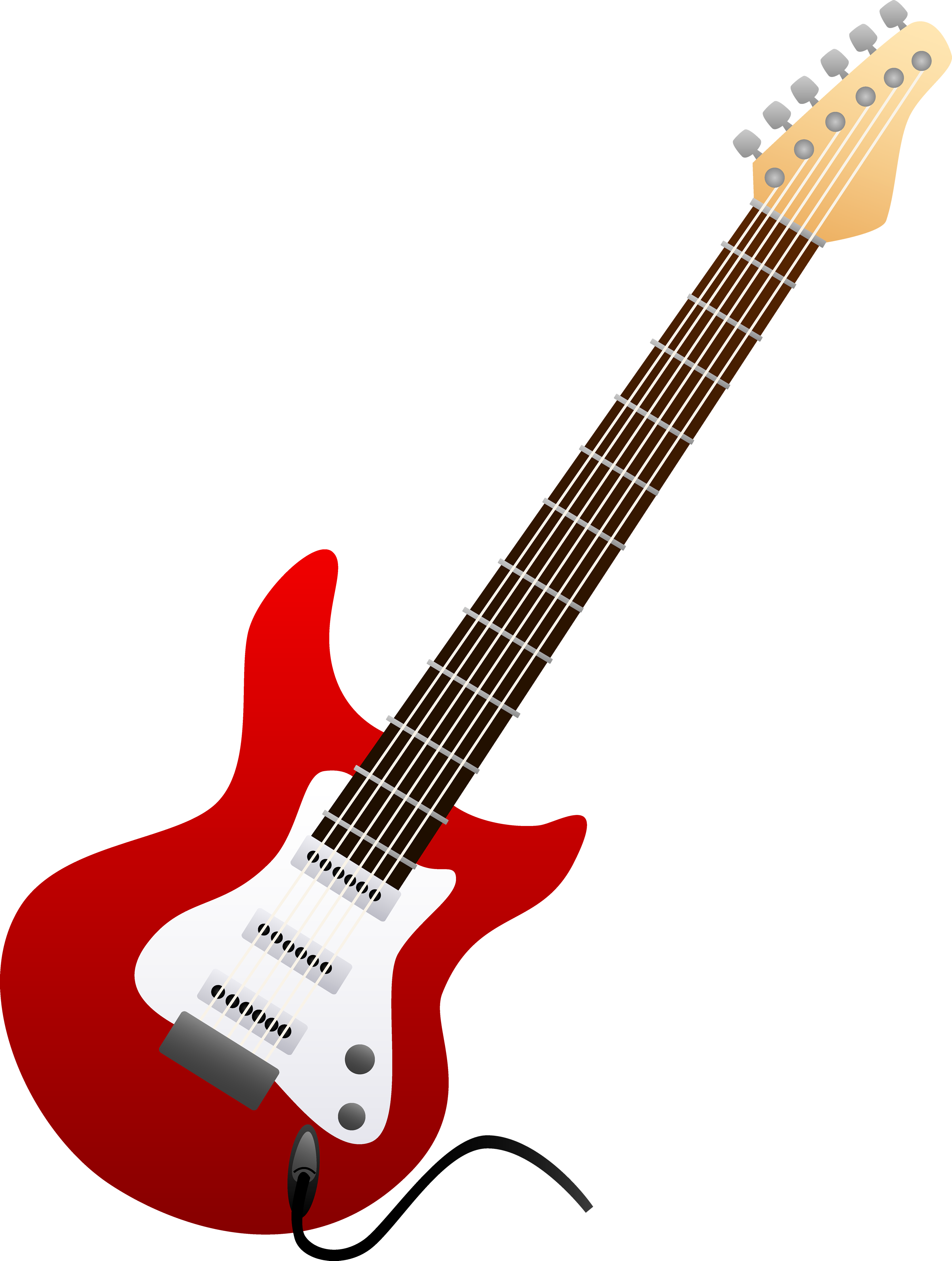 Guitar Stratocaster Fender Electric Cartoon Free Transparent Image HD Clipart