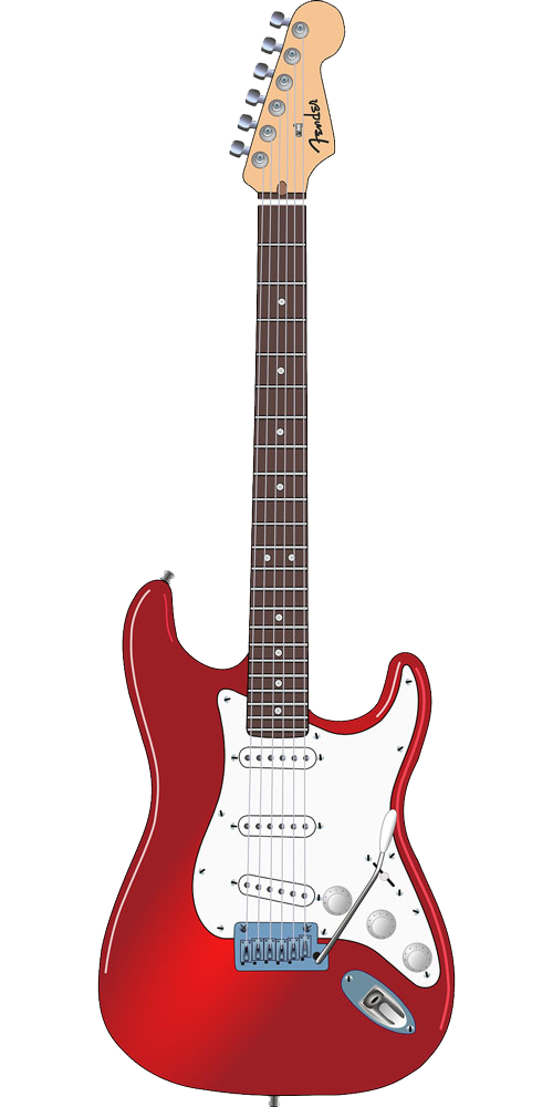 Electric Bullet Fender Strat Guitar Stratocaster Les Clipart