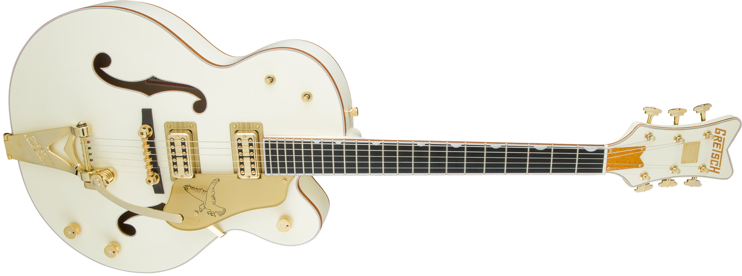 Electric Instruments Guitar Gretsch Falcon White Musical Clipart