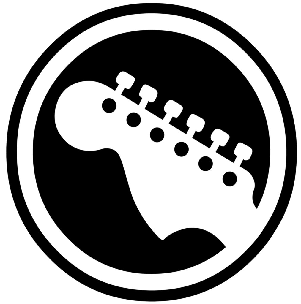 Guitar Logo Hero Bass Rock HD Image Free PNG Clipart