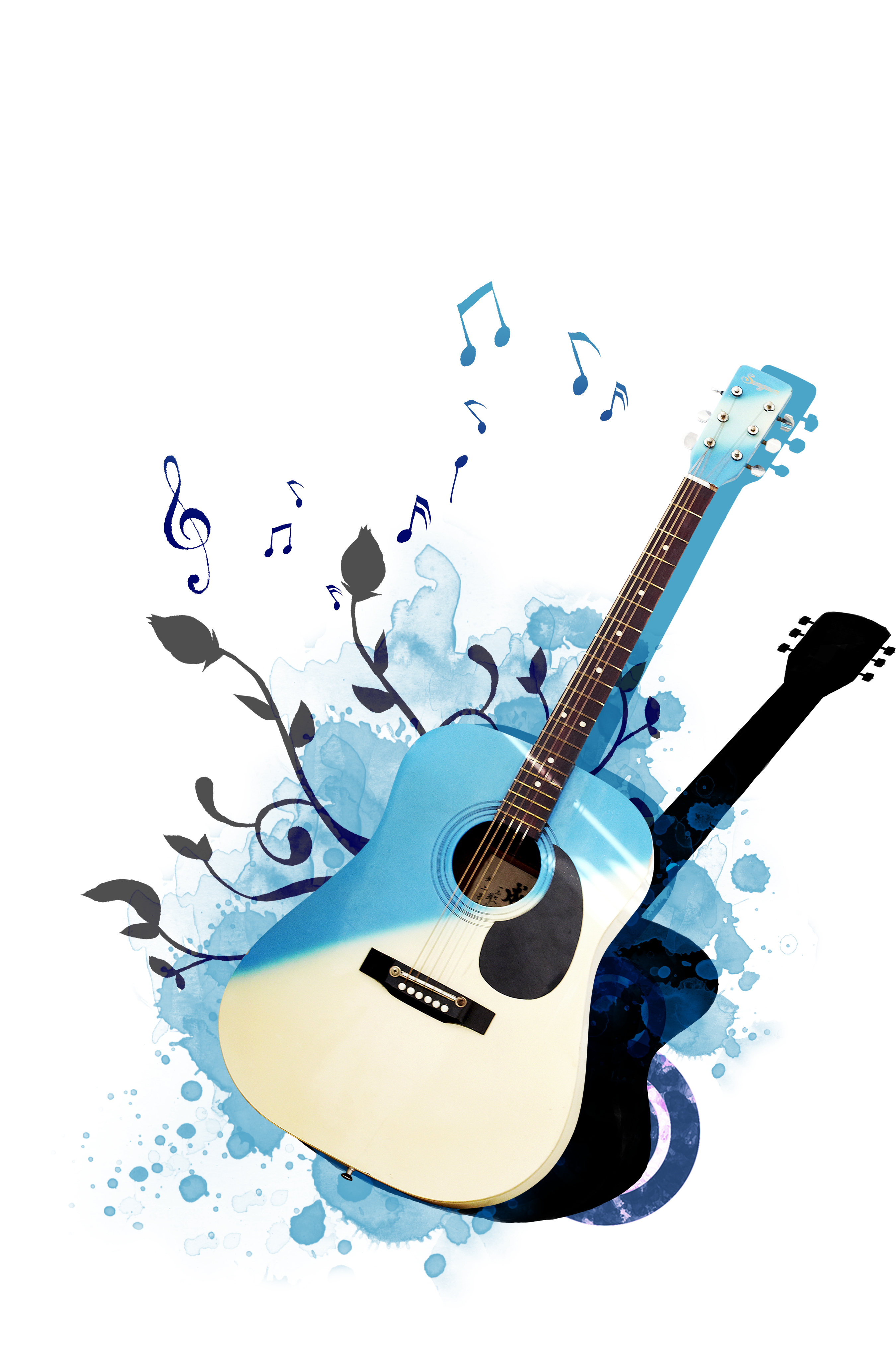 Guitar Poster Psd PNG Download Free Clipart