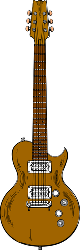 Wooden Guitar Clipart