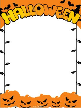 Halloween Border Images About Borders On Thanksgiving Clipart