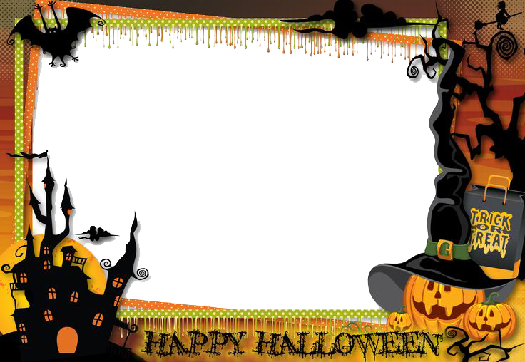 Halloween Border Mart Png Images Clipart