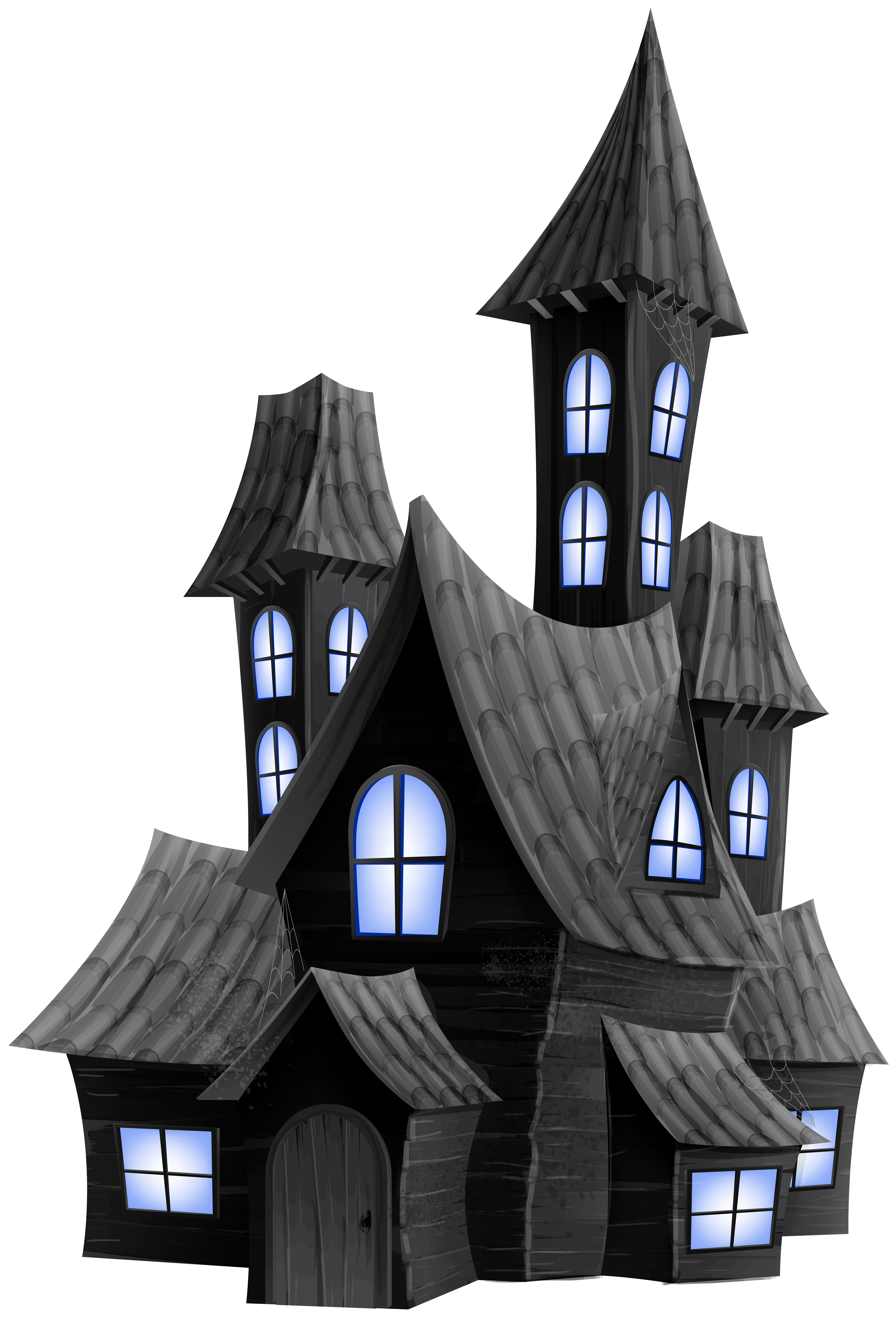 Ghost Scary Halloween Transparent House Free Download PNG HQ Clipart