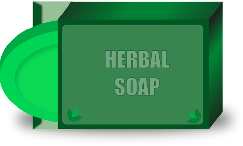 Of Herbal Beauty Soap Clipart