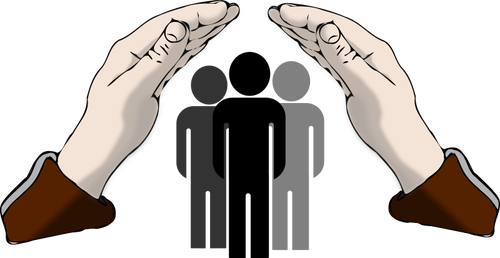 Protecting Hands Clipart