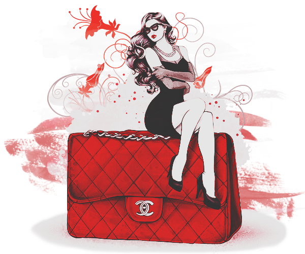 Vuitton Fashion Louis Illustration Handbag Chanel Clipart