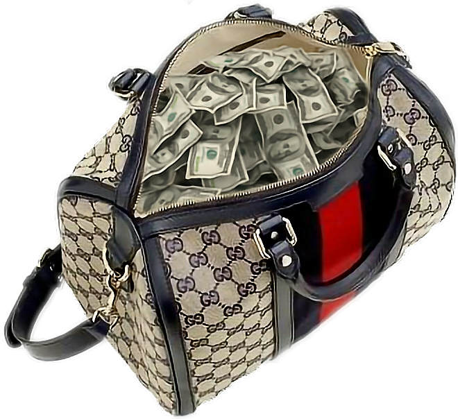 Handbag Money Gucci Chanel Bag PNG File HD Clipart