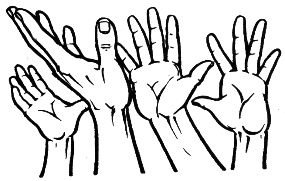 Hands Reaching Up Clipart Clipart