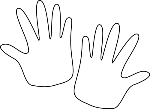 Hands Black And White Images Png Images Clipart